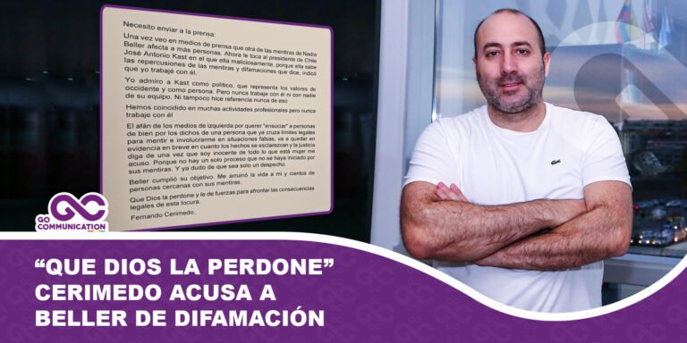 Que Dios te perdone Cerimedo acusa a Beller de difamación