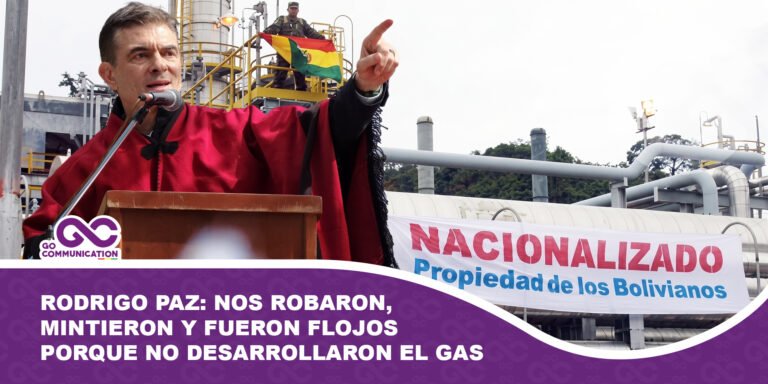 Rodrigo Paz califica de circo a las gestiones pasadas y dice que nos robaron, nos mintieron