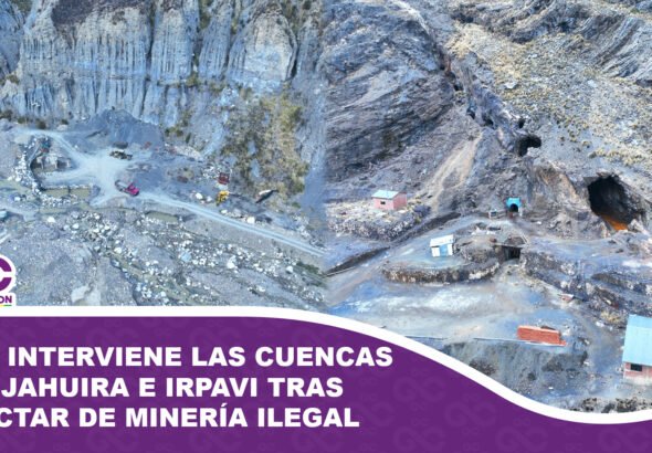 AJAM interviene las cuencas Orkojahuira e Irpavi tras detectar actividades de minería ilegal