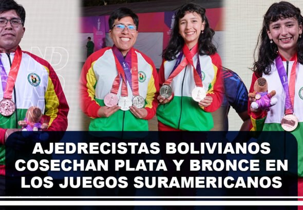 Ajedrecistas bolivianos cosechan medallas de plata y bronce en los Juegos Suramericanos de Santa Fe