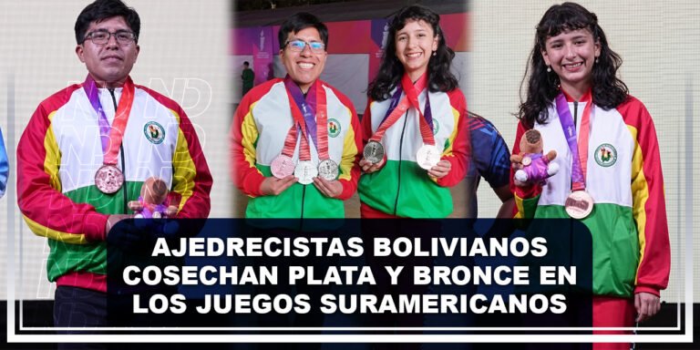 Ajedrecistas bolivianos cosechan medallas de plata y bronce en los Juegos Suramericanos de Santa Fe
