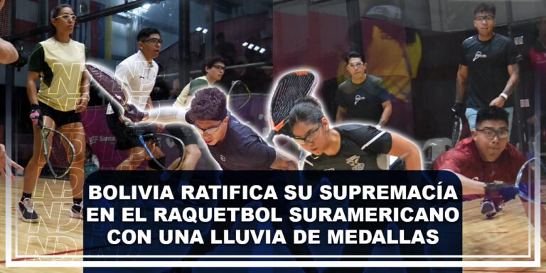 Bolivia ratifica su supremacía en el raquetbol suramericano con una lluvia de medallas