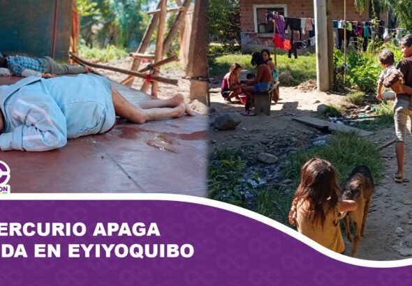 El mercurio apaga la vida en Eyiyoquibo