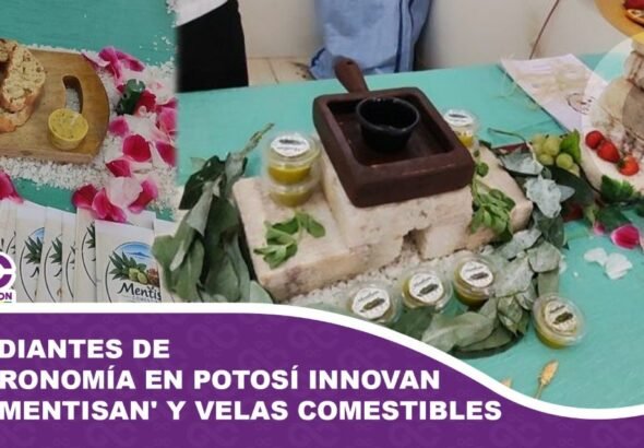 Estudiantes de gastronomía en Potosí