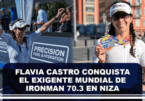 Flavia Castro conquista el exigente Mundial de Ironman 70.3 en Niza
