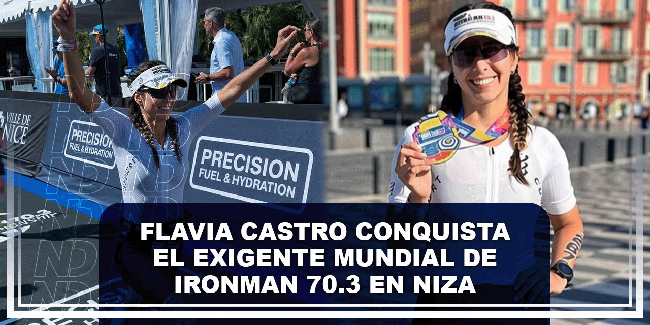 Flavia Castro conquista el exigente Mundial de Ironman 70.3 en Niza