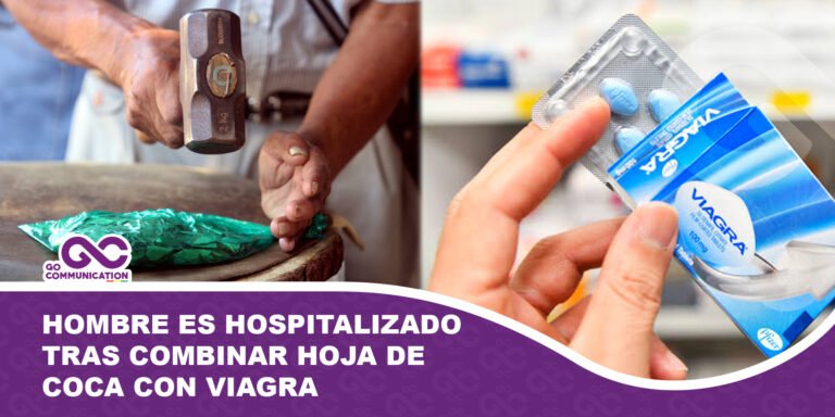 Hombre es hospitalizado tras combinar hoja de coca con viagra