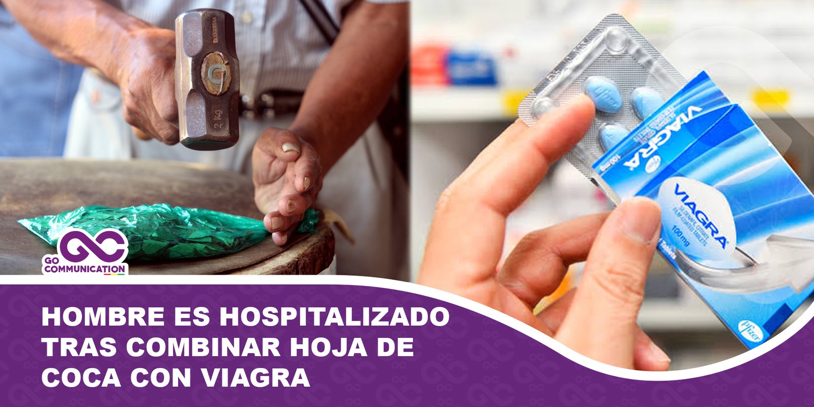 Hombre es hospitalizado tras combinar hoja de coca con viagra