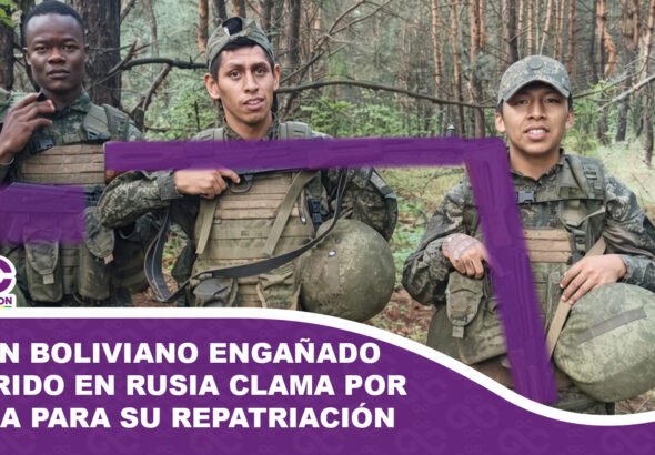 Joven boliviano engañado y herido en Rusia clama por ayuda gubernamental para su repatriación