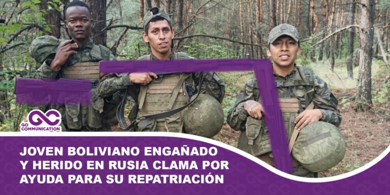 Joven boliviano engañado y herido en Rusia clama por ayuda gubernamental para su repatriación