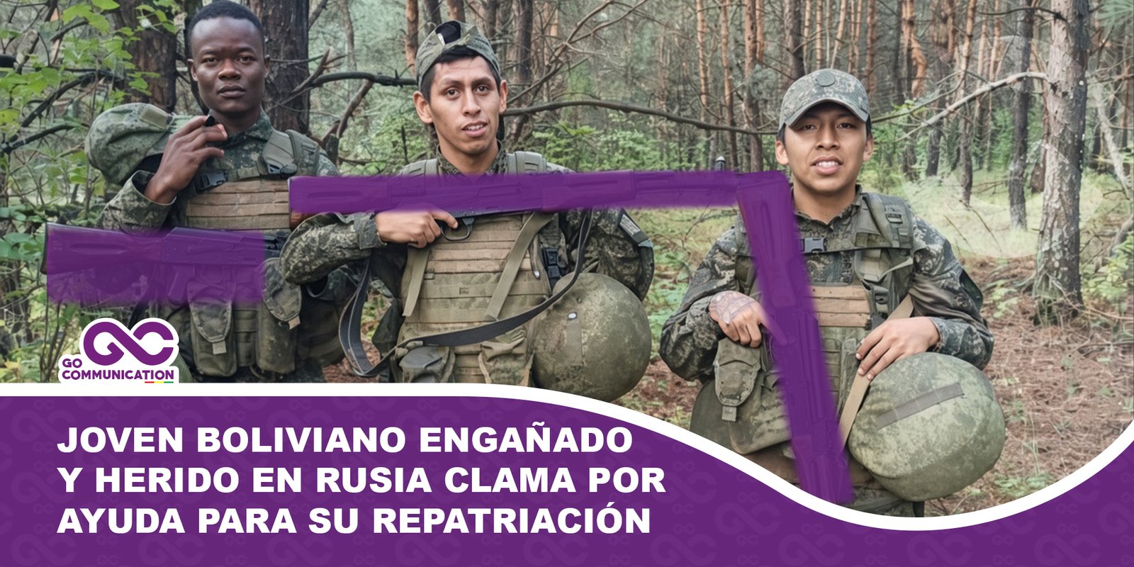 Joven boliviano engañado y herido en Rusia clama por ayuda gubernamental para su repatriación