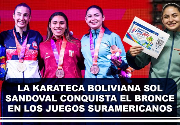 La karateca boliviana Sol Sandoval conquista el bronce en los Juegos Suramericanos