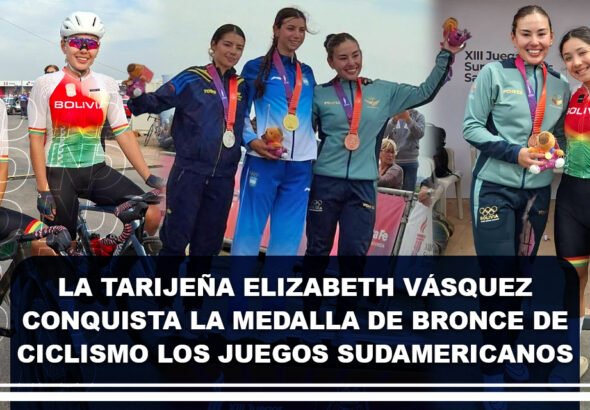 La tarijeña Elizabeth Vásquez conquista la medalla de bronce de ciclismo los Juegos Sudamericanos