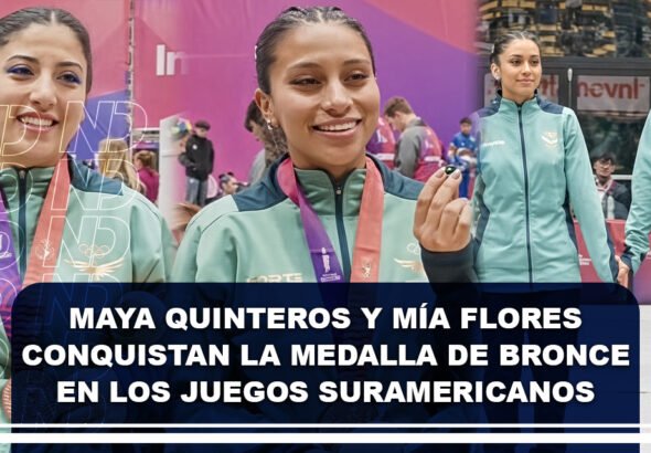Maya Quinteros y Mía Flores conquistan la medalla de bronce en los Juegos Suramericanos