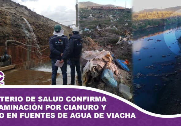 Ministerio de Salud confirma contaminación por cianuro y plomo en fuentes de agua de Viacha