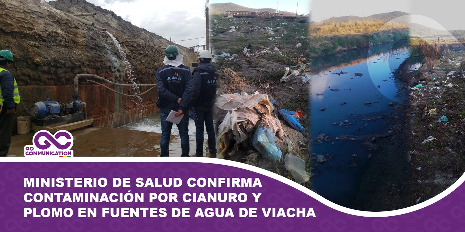 Ministerio de Salud confirma contaminación por cianuro y plomo en fuentes de agua de Viacha
