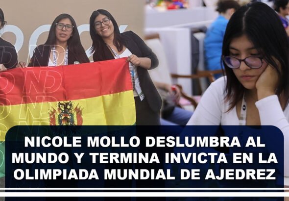 Nicole Mollo deslumbra al mundo y termina invicta en la Olimpiada Mundial de Ajedrez