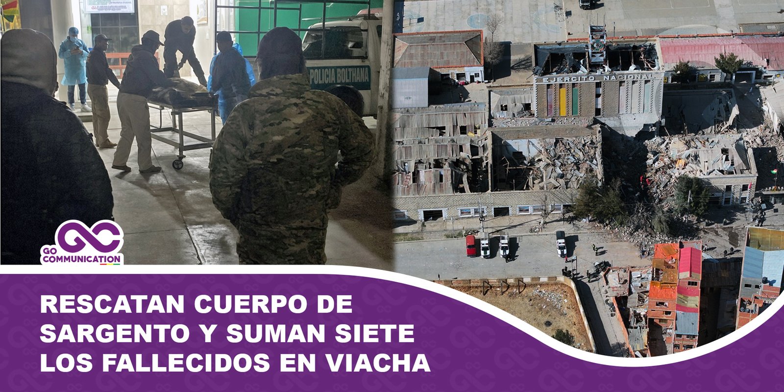 Rescatan cuerpo de sargento y suman siete los fallecidos en Viacha