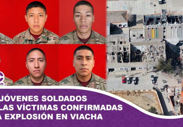 Seis jóvenes soldados son las víctimas confirmadas de la explosión en Viacha