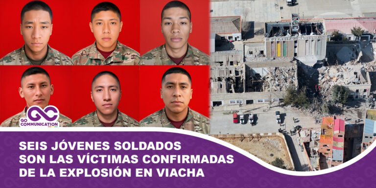 Seis jóvenes soldados son las víctimas confirmadas de la explosión en Viacha
