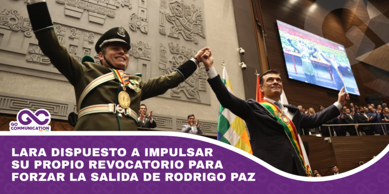 Vicepresidente Lara dispuesto a impulsar su propio
