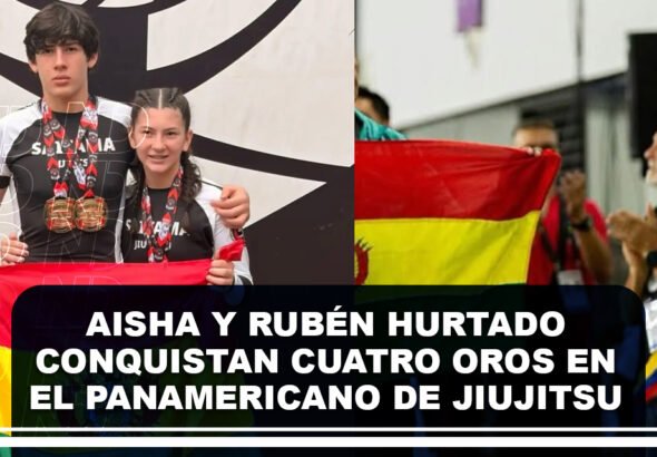 Aisha y Rubén Hurtado conquistan cuatro oros en el Campeonato Panamericano de Jiujitsu