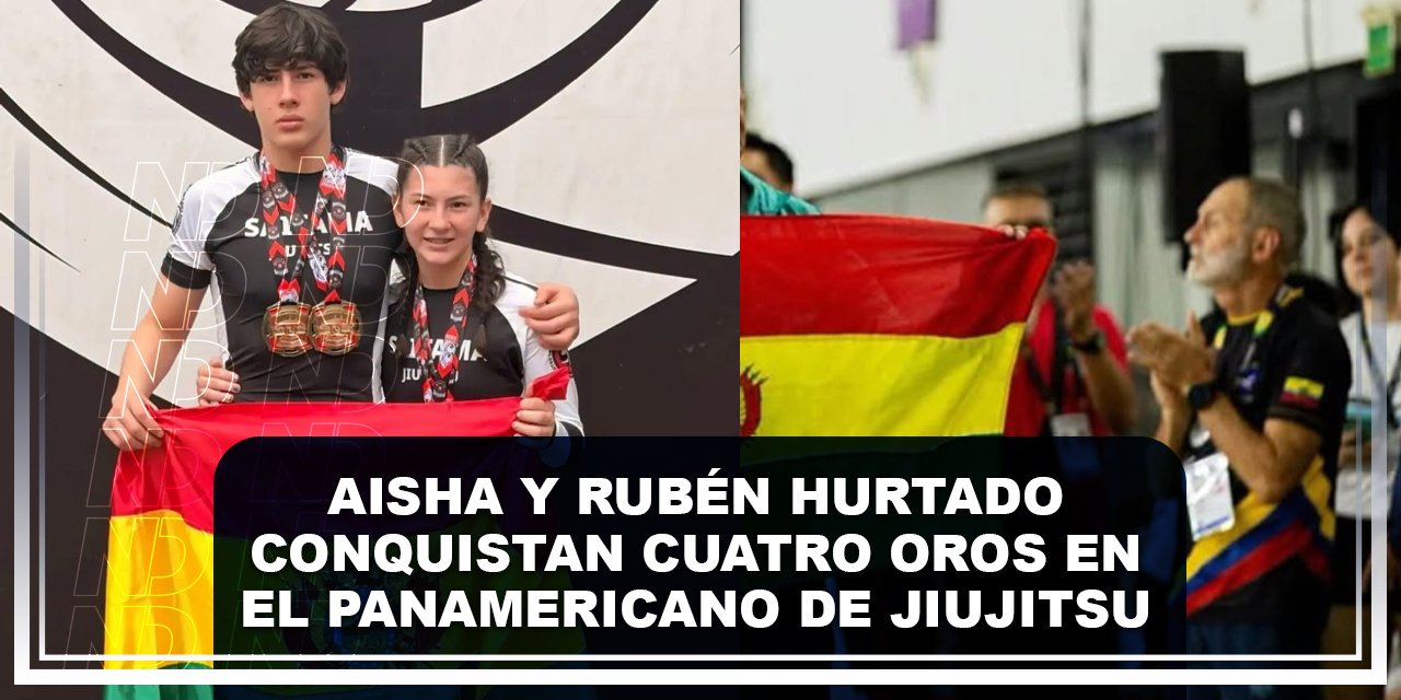 Aisha y Rubén Hurtado conquistan cuatro oros en el Campeonato Panamericano de Jiujitsu