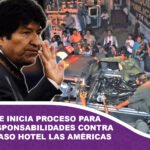 Alianza Libre inicia proceso para juicio de responsabilidades contra Evo por el caso Hotel Las Américas