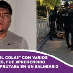 Atracador El Colas con varios antecedentes, fue aprehendido mientras disfrutaba en un balneario
