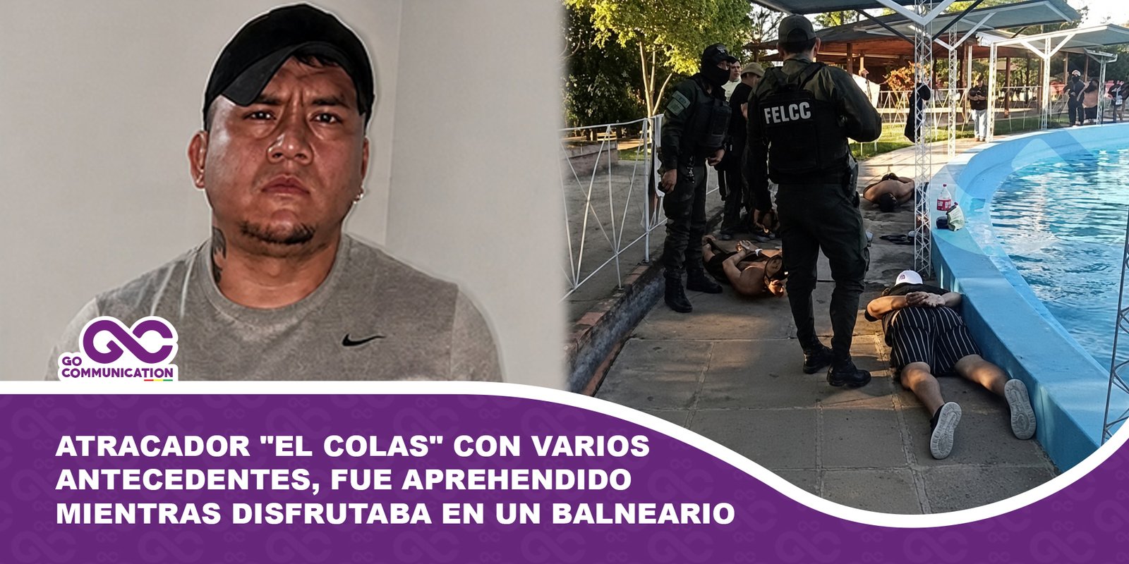Atracador El Colas con varios antecedentes, fue aprehendido mientras disfrutaba en un balneario