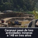 Caranavi pasó de tres actividades mineras a 148 en tres años