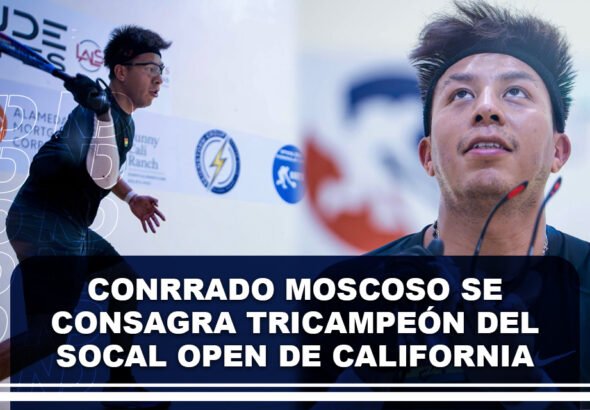 Conrrado Moscoso se consagra tricampeón del SoCal Open de California