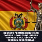 Decreto permite denunciar cobros ilegales de jueces, fiscales y policías bajo reserva de identidad