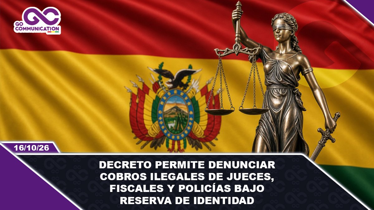 Decreto permite denunciar cobros ilegales de jueces, fiscales y policías bajo reserva de identidad