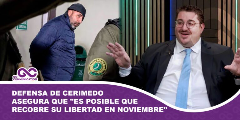 Defensa de Cerimedo asegura que es posible que recobre su libertad en noviembre