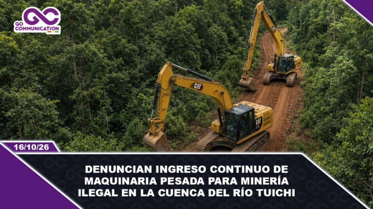 Denuncian ingreso continuo de maquinaria pesada para minería ilegal en la cuenca del río Tuichi