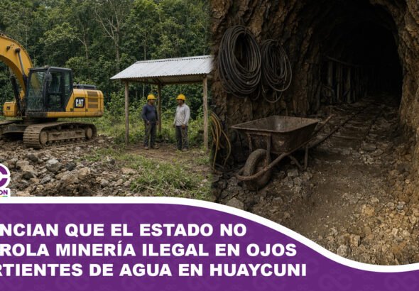 Denuncian que el Estado no controla minería ilegal en ojos y vertientes de Agua en Huaycuni
