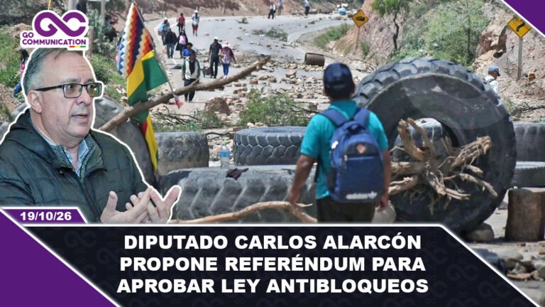 Diputado Carlos Alarcón propone referéndum para aprobar ley antibloqueos