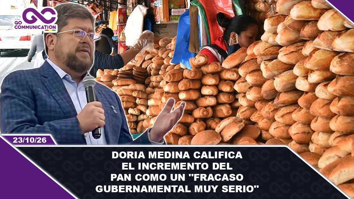 Doria Medina califica el incremento del pan como un fracaso gubernamental muy serio