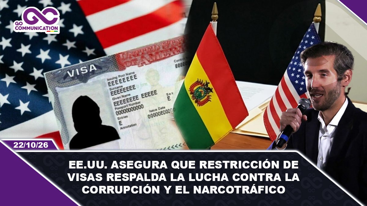 EE.UU. asegura que restricción de visas respalda la lucha contra la corrupción y el narcotráfico