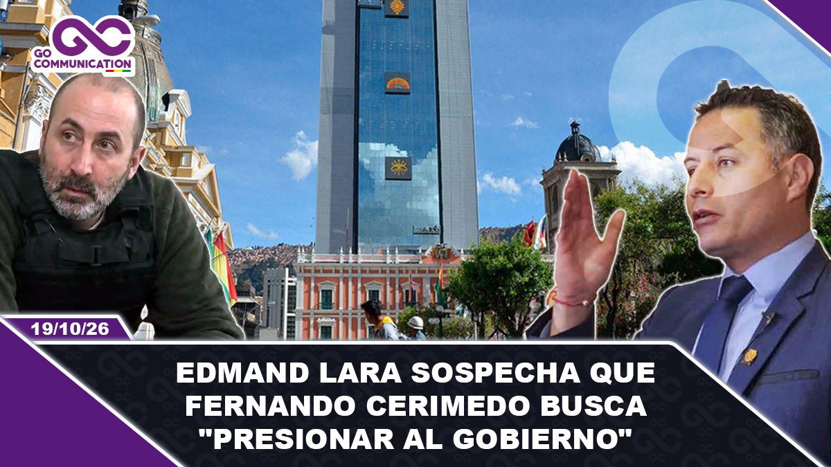 Edmand Lara sospecha que Fernando Cerimedo busca presionar al Gobierno