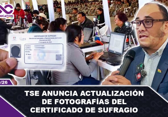 El TSE anuncia actualización de fotografías del certificado de sufragio