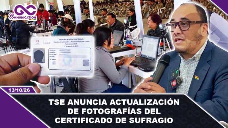 El TSE anuncia actualización de fotografías del certificado de sufragio