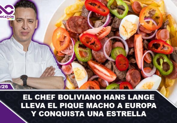 El chef boliviano Hans Lange lleva el pique macho a Europa y conquista una estrella Michelin
