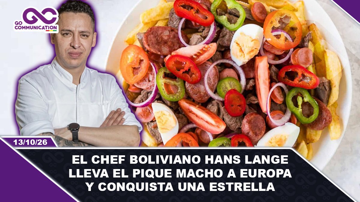 El chef boliviano Hans Lange lleva el pique macho a Europa y conquista una estrella Michelin