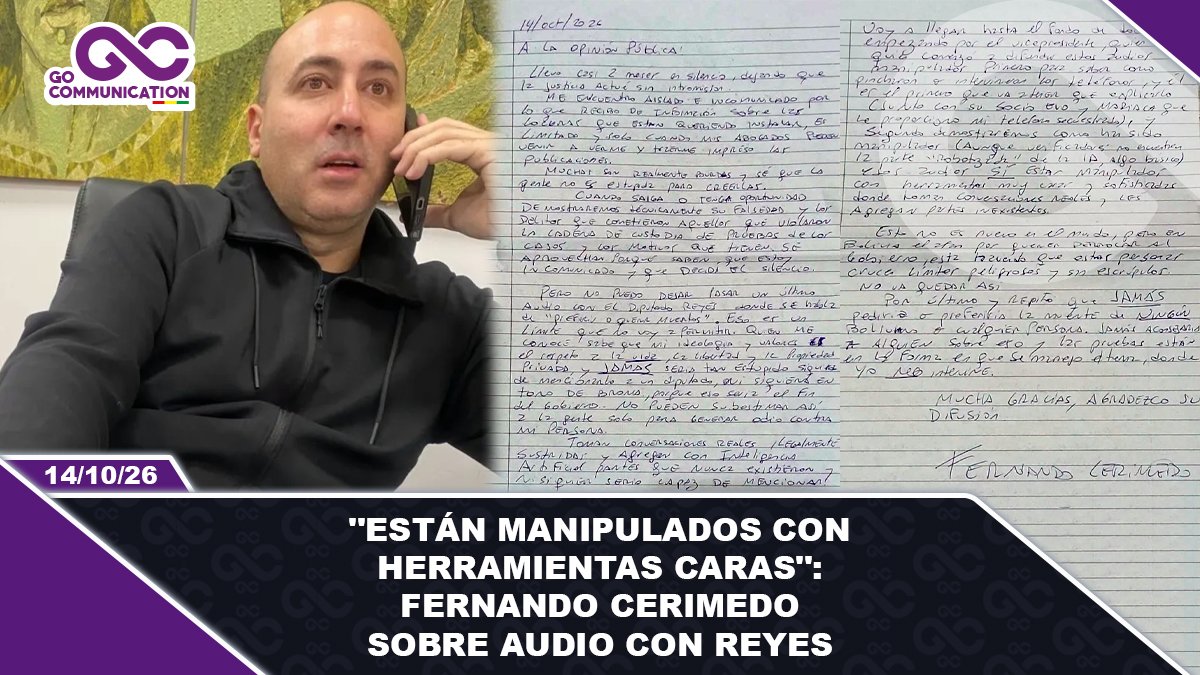 Están manipulados con herramientas caras Fernando Cerimedo sobre audio con Reyes