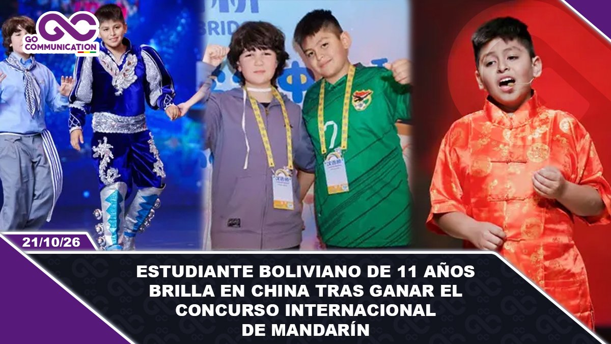 Estudiante boliviano de 11 años brilla en China tras ganar el concurso internacional de mandarín1