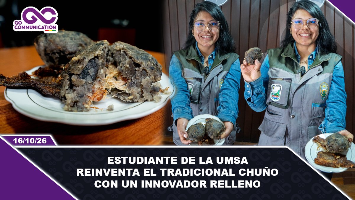 Estudiante de la UMSA reinventa el tradicional chuño con un innovador relleno