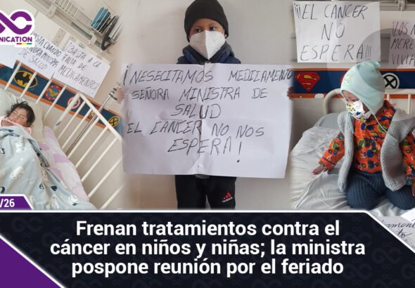 Frenan tratamientos contra el cáncer en niños