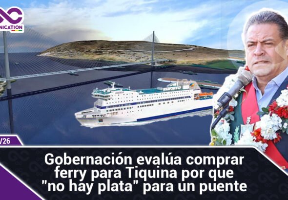 Gobernación evalúa comprar ferry para Tiquina por que no hay plata para un puente